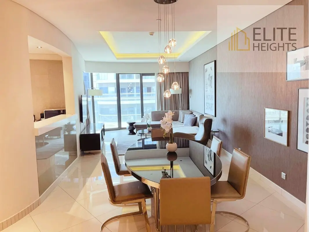 Furnished 3BR Apartment | City & Sea Views | DAMAC Towers A