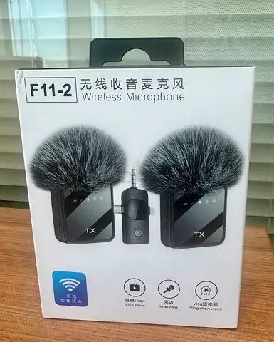 Prosight Mini Microphone, 3 in 1 Wireless Lavalier Microphone for iPhone/Android/Camera, Professiona