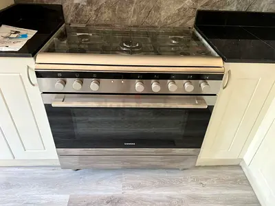 Siemens 5 burner gas cooking ranges oven with fan or rotisserie