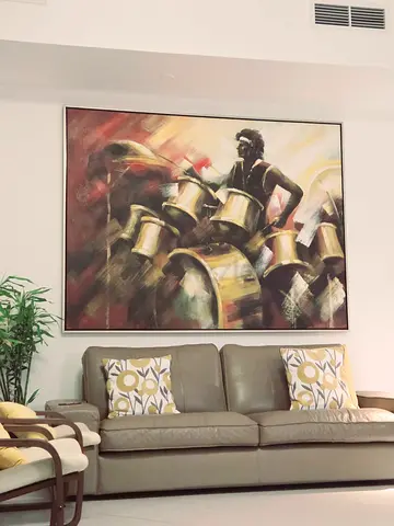 Huge oil painting on canvas