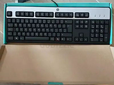 HP Wired USB Keyboard — Full-size, Clean Condition