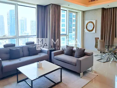 Spacious 2BR Marina View | Balcony | No Commission
