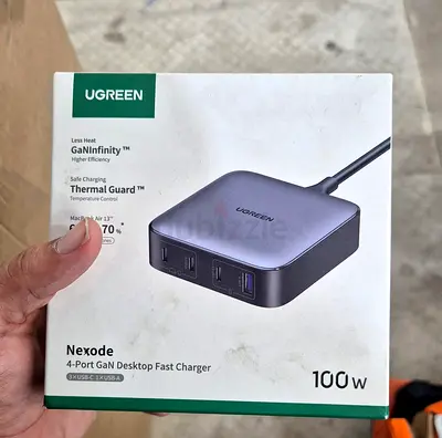 UGREEN Nexode 4-Port 100W GaN Desktop Fast Charger - New in Box