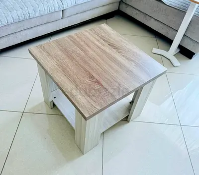 Wood Coffee/Side Table with Lower Shelf