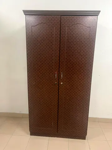 Two-door wardrobe