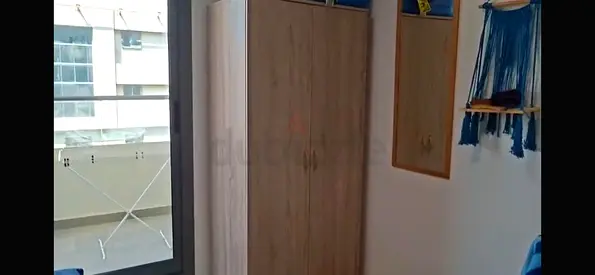 Light wood two-door wardrobe / armoire in good condition