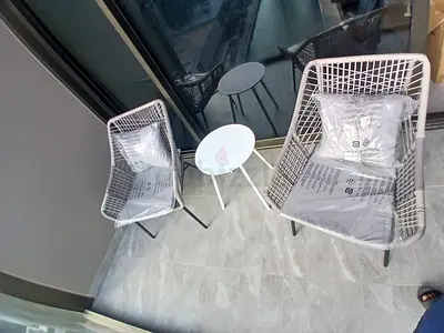 outdoor balcony 2 chair + 1 table set