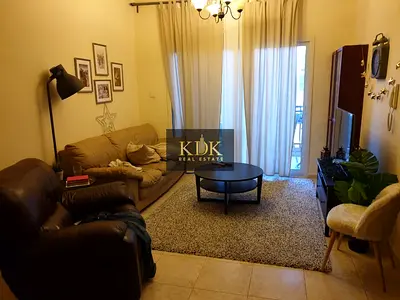 مفروشة بغرفة نوم واحدة | دايموند فيوز 3 | شرفة مطلة على الحديقة والمدينة