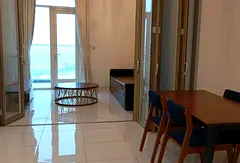 Sea View Studio | Furnished | Balcony | The Central Downtown Arjan