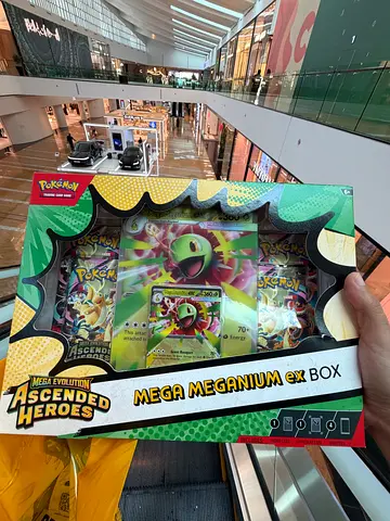 Pokémon Mega Tin - Ascended Heroes Mega Meganium EX Box (Sealed)