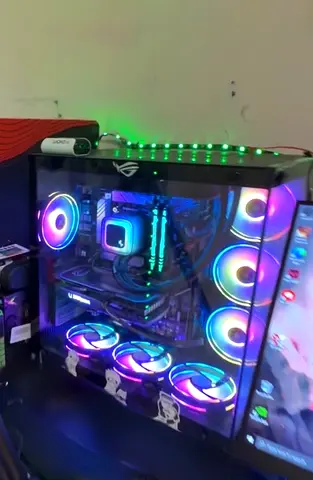 High-end Gaming Desktop PC (Liquid Cooled,) RTX 5070 , 32gb ddr4-3200mhz kingston , i5-14600kf