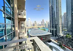Unique 1BR | Spacious Balcony | Partial Burj &amp; Fountain View