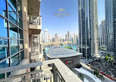 Unique 1BR | Spacious Balcony | Partial Burj & Fountain View