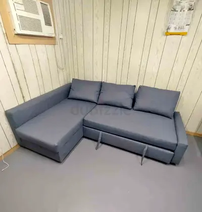 Ikea L Shape Sofa cum bed with big storage in L