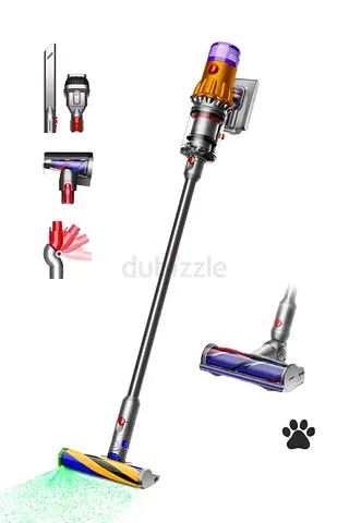 Dyson V12 Detect™ Slim Absolute vacuum in Yellow/Nickel