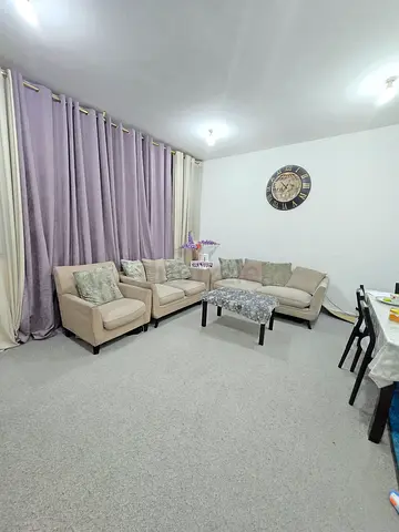 Light Beige 5-Seater Sofa Set with Cushions - Good Condition
