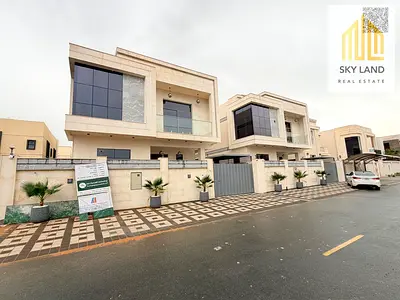 A distinctive villa for sale in Al Zahia, Ajman, with 5 master bedrooms.