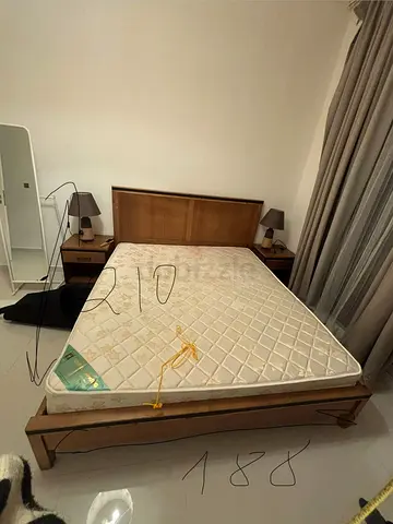 King size wooden bedroom set for sale