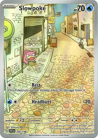 Slowpoke Pokémon Card