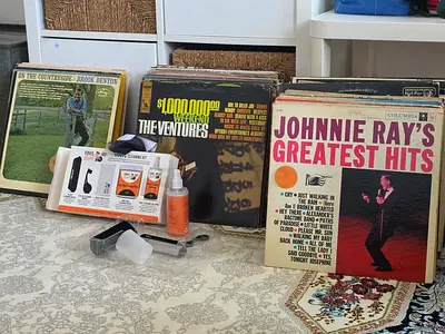 Collection of Vintage Vinyl Records – Johnnie Ray, The Ventures, Brook Benton and more