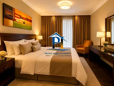 Chiller free fully furnished 2bedroom on hot location in high end building of Al Nahda