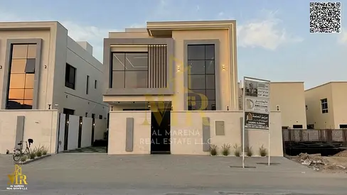 Luxury Villa with Private Pool for Sale in Al Zahya, Ajman | 5 Master Bedrooms | G+2 & Rooftop | In