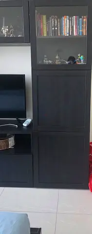 Book shelf cabinet with TV stand