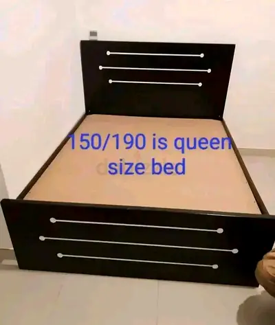 Brand new queen size bed with mattress