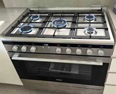 90cm Gas Cooking range with Oven Fan digital clock timer