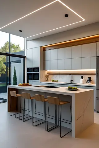 Modern kitchen island Custom made