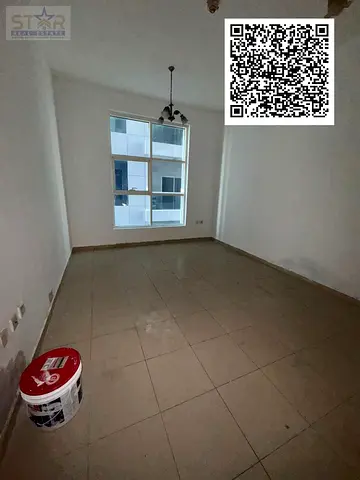 1 bedroom and a living room, 2 bathrooms, balcony, City Tower Towers, for annual rent in Ajman Al Nuaimiya 3