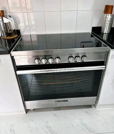 Glemgas Electric Ceramic Cooker 90x60 cm Premium Italian Engineering