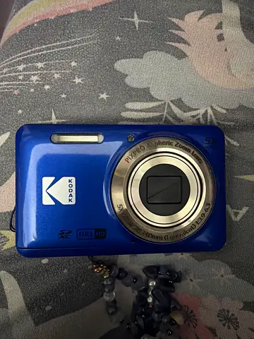 Kodak PIXPRO FZ55 Blue Compact Digital Camera - SD Card included