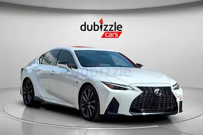AED 2614/month | 2022 Lexus IS-Series IS 350 F Sport Platinum | GCC Specs | Ref#457813