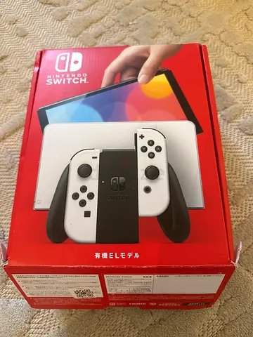 Nintendo Switch OLED White Joy‑Con (boxed) - Mint Condition