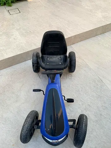 Blue Four-Wheel Pedal Go-Kart for Kids - Used