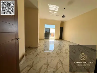 Stylish 2BR apartment, brand new, hall, 2 baths, wardrobes, balcony open view, central AC, deluxe f