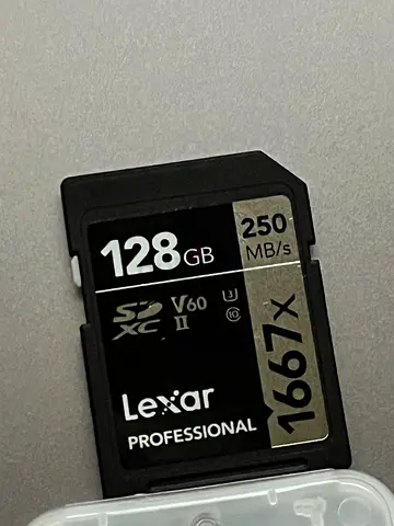 Lexar Professional 1667x 128GB SDXC UHS-II Card, Up To 250MB/s Read, for Professional Photographer,