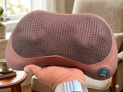 Portable Shiatsu Massage Pillow — Good Working Condition