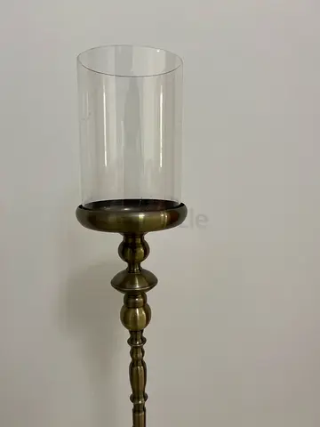 Branded home center candle stand set