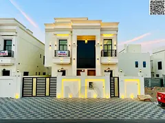 Villa for sale in Al Helio – Ajman | 5 master bedrooms + roof | Central air conditioning | Registr