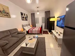 Comfortable Studio in Al Tulip Tower, offering a practical and affordable living option in a conveni