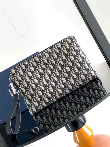 Dior Oblique jacquard pouch