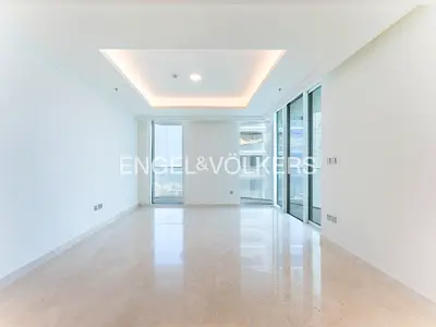 High Floor | Marina & Palm Views | Private Beach Access