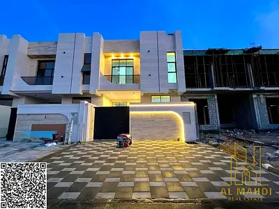 تاون هاوس فاخر 5 غرف ماستر للبيع في الحليو 2 عجمان | 💰 مقدم 10% | 🧾 شامل رسوم التسجيل | قسط يبدأ 5000 درهم