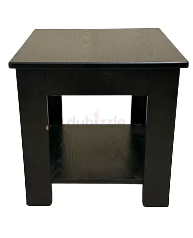 SIDE TABLES ( CUSTOM MADE BLACK  2 NOS ) FOR URGENT SALE LEAVING