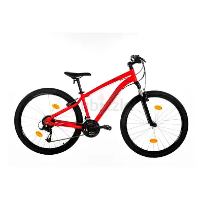 Mountain Bike Rockrider ST100 - Aluminium Frame 21 Speed 80mm Suspension Red
