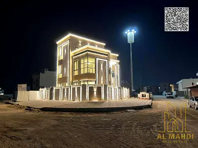 فيلا كورنر للبيع في الحليو – عجمان | 5 غرف ماستر + روف | شامل رسوم التسجيل | تملك حر لجميع الجنسيات | مقدم 10%