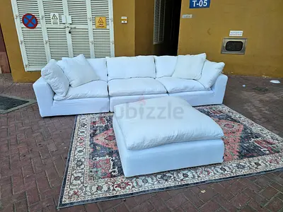 Luscious Marina Home Modular sofa with footstool