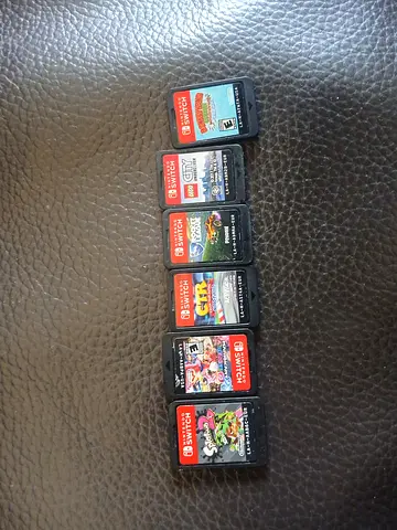 Bundle of 6 Nintendo Switch Game Cartridges — Good Working Condition
